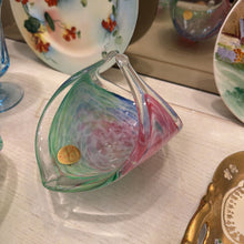 Load image into Gallery viewer, Murano Style Art Glass Basket
