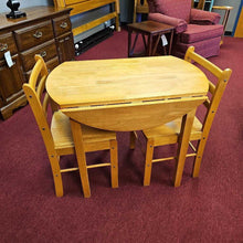Load image into Gallery viewer, Drop Leaf Table w/ 2 Chairs