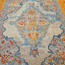 Load image into Gallery viewer, Blue Abstract Rug