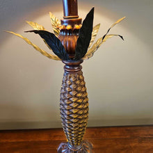 Load image into Gallery viewer, Brown Woven Shade Table Lamp