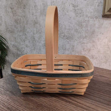 Load image into Gallery viewer, 1992 Longaberger Multi Stripe Basket w/Handle