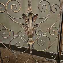 Load image into Gallery viewer, Maitland Smith 2 Panel Iron &amp; Brass Floor Screen