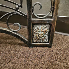 Load image into Gallery viewer, Maitland Smith 2 Panel Iron &amp; Brass Floor Screen