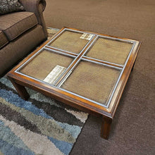 Load image into Gallery viewer, Square Coffee Table w/Glass Inserts