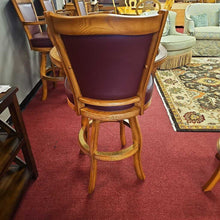 Load image into Gallery viewer, Barstool w/Wine Colored Seats