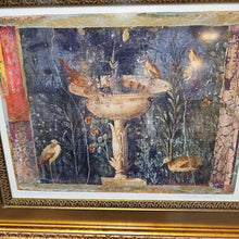 Load image into Gallery viewer, Danielle Desplan"Fountain w/Birds" in Ornate Frame