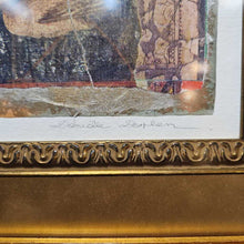 Load image into Gallery viewer, Danielle Desplan"Fountain w/Birds" in Ornate Frame