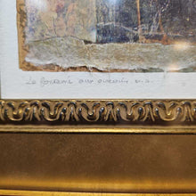 Load image into Gallery viewer, Danielle Desplan"Fountain w/Birds" in Ornate Frame