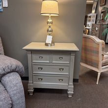 Load image into Gallery viewer, Gray 3 Drawer Nightstand