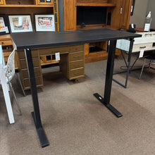 Load image into Gallery viewer, Black Manual Adjustable Sit-to-Stand Desk