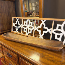 Load image into Gallery viewer, Long Carved Wood Bowl