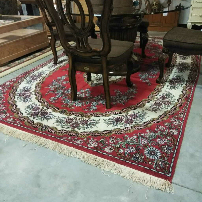 Persian Rug Red Multi-Colored