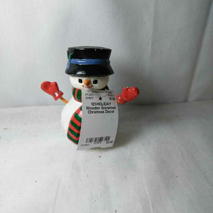 Wooden Snowman Christmas Decor