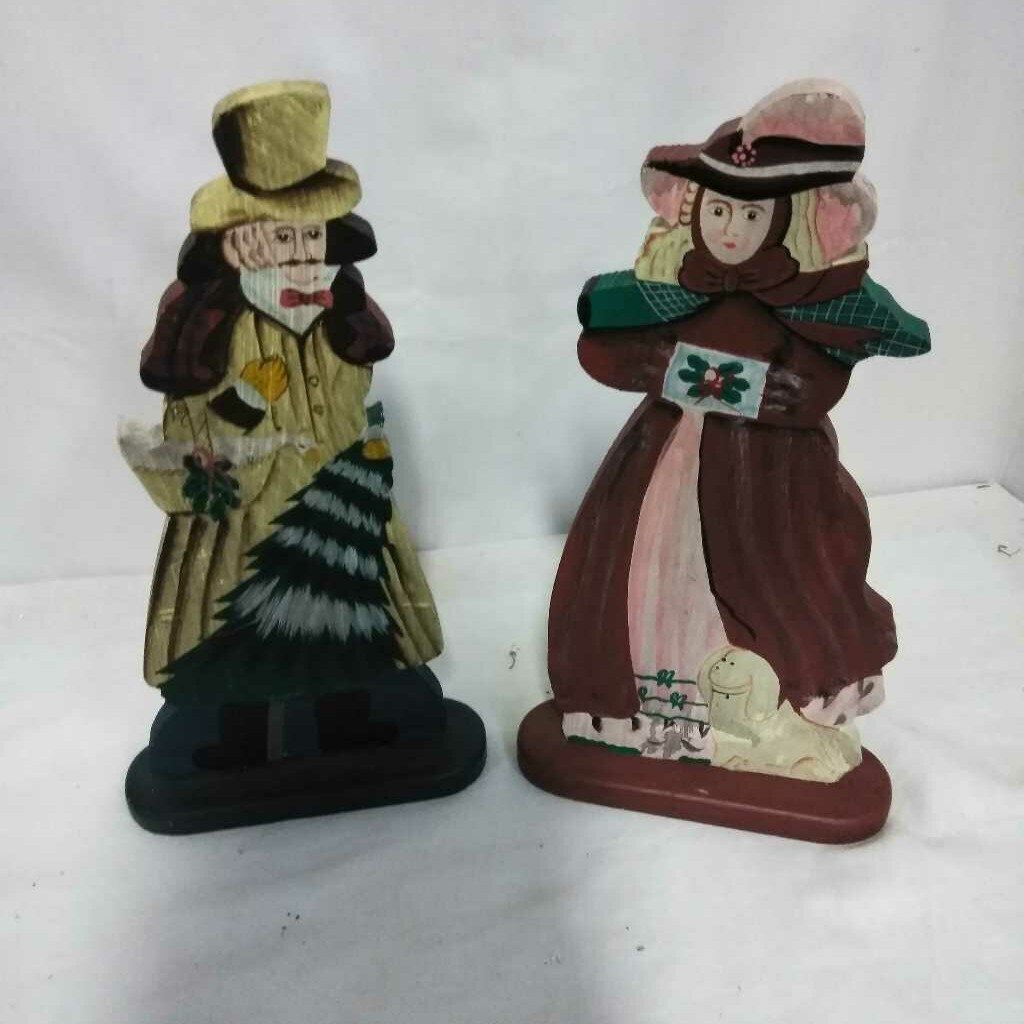 Wooden Holiday Couple Cutout(Pair)