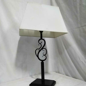 Table Lamp w/ Wrought Iron Look