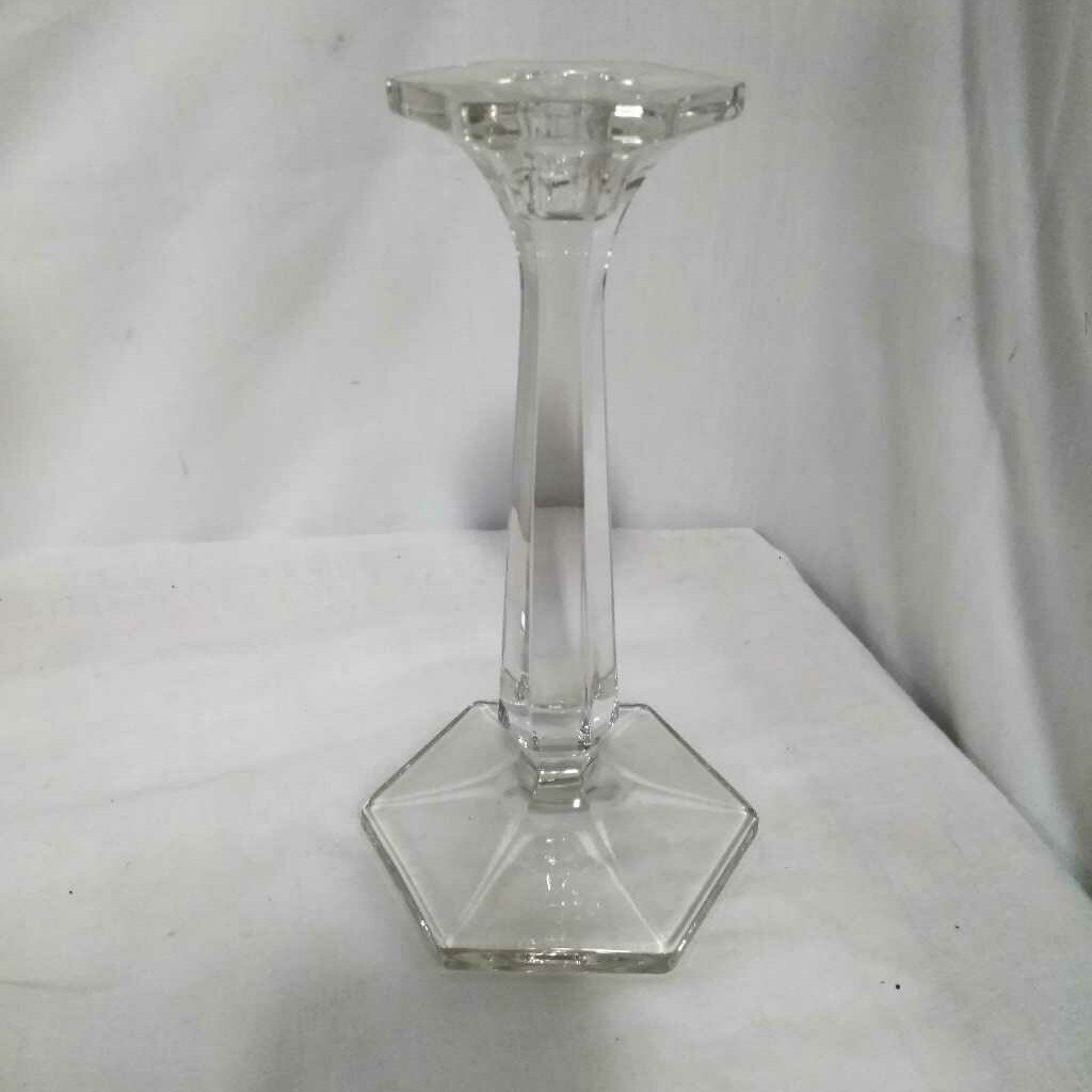 Thick Glass Candlestick