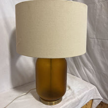 Load image into Gallery viewer, Amber Lamp w/ Cream Shade