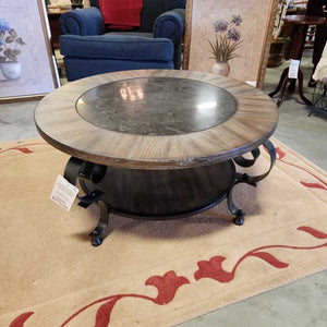 Round Coffee Table Metal Base
