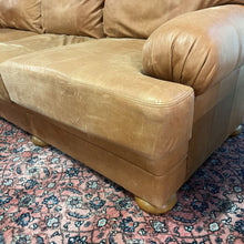 Load image into Gallery viewer, Light Brown Leather Sofa