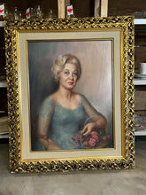 Load image into Gallery viewer, Original Portrait Framed Gold Ornate Frame