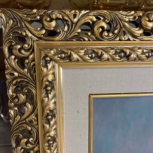 Original Portrait Framed Gold Ornate Frame