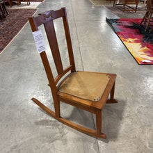 Load image into Gallery viewer, Vintage MCM Miniature Wood Rocking Chair