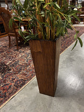 Load image into Gallery viewer, Med Artificial Bamboo Plant Tan Vase